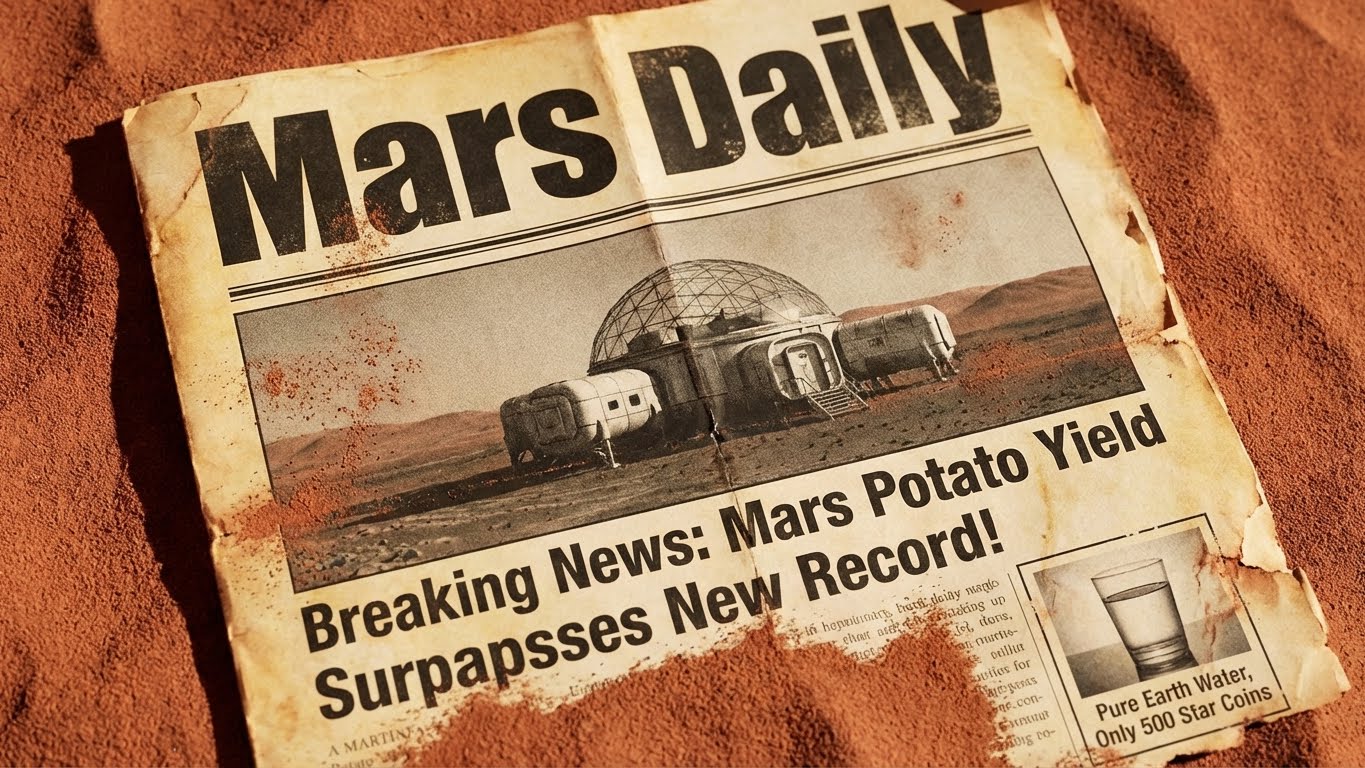 Vintage Planetary Dispatch: Headline from Afar